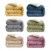 毛布超太い冬の暖かい毛布3kg快適な暖かさのキルト掛け布団用カウチ