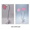 Grow Lights 1/2 têtes 6W 15W 20W LED élèvent la lumière E27 Phyto lampe pour plantes lampe à pince pour plantes mobile pour graines fleur Fitolamp tente de croissance P230413