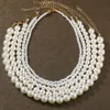 Heißverkaufte Perlenketten für Damen im minimalistischen, stilvollen Stil mit einer kleinen und frischen Perlenkette