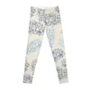 Aktive Hose PENIS ROSES VINTAGE BLUMENMUSTER 2 Leggings Gym Frau