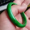 Bangle Send Certificate Burma Jade Bangles Women Fine Jewelry Genuine Natural Emerald Jadeite Myanmar Green Jades Lucky Bracelet