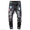 CEXB herrdesigner New Fashion Biker Jeans Slim Fit Straight Motorcykel denim för manlig storlek 28-38