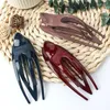 Hair Clips Korean Solid Color 12.5CM Large Clip Female Duck Beak Horizontal Disc Super Temperament