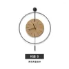 Wanduhren Geschenk Home Clock Stücke Elegante Art Deco Einzigartige klassische Wohnzimmer Runde Designer Nordic Duvar Saati Dekor