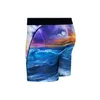 Mens Mid Boxer Briefs Underpants Beach Reathable Underpant Herr Sexig tät midja