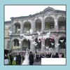 Feestdecoratie witte helium ballonnen doop begrafenis herdenkingsceremonie verjaardagsevenement ingang decor biologisch afbreekbare favoriet dhze0