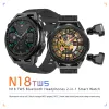 Smartwatch Android Ios da 4 GB con auricolari Reloj Inteligente Nfc Bluetooth Sport Local Mp3 Smartwatch Frequenza cardiaca Monitor della pressione sanguigna Braccialetti fitness