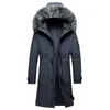 Homens Down Parkas Outono Inverno Jaqueta Casacos Mens Quente Pato Branco Down Com Capuz Longo Homens Jaqueta À Prova de Vento Parkas Multi Bolsos Sobretudo Masculino J1111