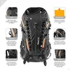 Ultralight Plus Backpacks Lightweight Hiking Backpack for Camping Hunting Travel and Outdoor Sports a compass