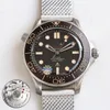 Zegarki projektanta 42 mm brązowy tytanowy pasek metalowy zegarek mechaniczny męski zegarek nurkowy automatyczny zegarek ruchowy