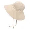 M586 infantile bébé été chapeau coton lin plage enfants chapeau de soleil pour filles garçons accessoires grand bord enfants seau chapeaux vêtements de plein air 2M-4Y