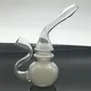 Мини -стеклянный тупой пузырьки для водяной трубы для курящейся бумаги сухой трава сигаретный держатель сигарет сигарет фильтр