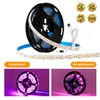 Grow Lights LED Grow Light Full Spectrum USB Grow Light Strip 0.5m 1m 2m 3m 2835 SMD LED Phyto Tape pour Graines Plantes Fleurs P230413