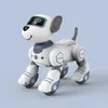 Animali elettrici / RC Robot Cane Acrobazia Camminata Danza Cane da compagnia elettrico Telecomando Magic Pet Dog Toy Telecomando touch intelligente 230414