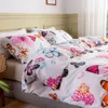 Ensembles de literie ensemble floral classique moderne housse de couette et taie d'oreiller style concis lit textile sans draps 230413