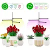 Grow Lights Grow Lights pour plantes d'intérieur Spectre complet réglable en hauteur Minuterie automatique multidirectionnelle 3H 9H 12H Gradation Lampe supplémentaire P230413