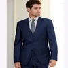 Costumes pour hommes Classique Hommes Costume 3 Pièces Smolking Noivo Slim Fit Soirée Pour Gris Foncé Marié Tuxedos Groomsmen Mariage