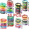 Colliers de chat conduit 10 pièces en gros pour cloche collier réglable avec coloré pour collier de chiot goutte animal de compagnie 231113