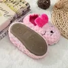 Pantofola Nuove Pantofole per bambina per l'inverno Peluche Caldo Coniglio Rosa Coniglietto Bambino Scarpe da casa Bambini piccoli Casa Calzature per interni Articoli per bambiniL231114