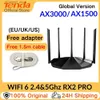 Routers WiFi 6 Router AX3000 Gigabit Draadloze Repeater Tenda 2.4G 5Ghz Gigabit WIFI6 AX1500 Extender Netwerk Tenda AC12000 Wifi Booster Q231114