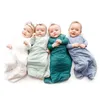 Sacs de couchage Fibre de bambou bébé été sac de couchage doux confortable fermeture éclair infantile bébé né sac de couchage sans manches sacs de couchage pour enfants 231114