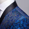 Costumes pour hommes Blazers Hommes mode coupe ajustée Costume veste maigre smoking jolie pochette Floral Jacquard châle revers Costume de mariage fête bal mens blazers 231114