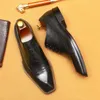 Zapatos de vestir italianos para hombre formal Oxfords lujo cuero genuino hecho a mano calidad moda elegante negro boda social brogues hombre