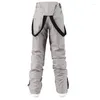 Pantalon de Ski 2024 femmes hommes coupe ajustée simple planche Double planche chaud épaissi sangles Ski