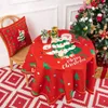 Toalha de mesa de natal, toalha de mesa vermelha de natal, lavável e reutilizável, capa de mesa para festival, natal, cozinha, decoração de casa 231113