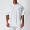 T-shirt da uomo T-shirt bianca da uomo T-shirt oversize in cotone bianco vintage tinta unita T-shirt da donna di grandi dimensioni T-shirt da uomo 230414