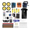 Carro inteligente suíte de aprendizagem robô tartaruga inteligente controle sem fio baseado para arduino robô kit montagem carro frete grátis wcheo