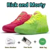 Med Box Rick X Lamelo Ball MB.01 Basketskor Buzz City Black Lo Ufo Red Blast Ridge inte härifrån Män sport Trainner Sneaker