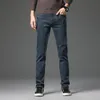 Men S jeans 2023 lente herfst kleding jeugd slanke rechte eenvoudige mode fit katoen stretch nostalgische denim 230414