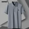 Männer Polos Sommer Luxus Business Polo Shirts 2023 Revers Casual Mode Kurzarm Marke Bestickt Baggy Kleidung 230414