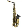 E-flat Alto Sax Carved White Shell Beginner Adult Exam Performance Saxophone