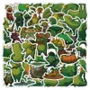 50Pcs Funny Frog Stickers Non-Random Waterproof Vinyl Sticker Laptop Skateboard Motor Water Bottle Snowboard Notebook Wall Car Decals Kids Gifts