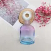 Bottles 120ml Gradual Color Non-fire Transparent Glass Bottle Indoor Household Fragrance Diffuser Container