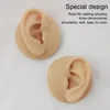 Jewelry Pouches Silicone Ear Model Piercing Holding Tool Soft Display Three-Dimensional Mannequin Teaching Instruction Practice