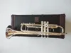 B-Trompete von bester Qualität, versilbert, echtes LT180S-37-Trompetenmusikinstrument, das professionelles Messing spielt