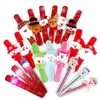 Christmas Slap Bracelet Flannel Snowman Deer Santa Slap Wristhand without light Xmas Kids Party Toys Children Christmas Toys Wholesale 11.8