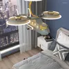 Plafonniers Avion LED Ventilateur Pour Garçons Enfants Chambre D'enfants Lamparas De Teco Moderne Lampe Bébé Ventilateurs