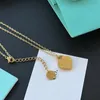 Pendant Necklaces Hot Selling Designer Necklace Pendant Necklaces Women Jewelry Exquisite High Sense Matching Gold Plated Sier Waterproof Party Holiday Gifts