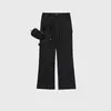 Calças masculinas pfnw e mulheres outono maré zíper carga chique darkwear bolso funcional largo macacão casual calças 12z4255