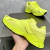 Moda fluo amarelo leve tênis respirável Low Top sapatos casuais Mens sapatos de grife sapatos de corrida de alta qualidade mulher vogue sapatos esportivos TAMANHO 35-46