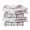 Towel Plaid Cotton Absorbent Soft Comfortable Bath Set Household Adult Face