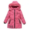 Manteau en duvet grande taille hiver filles vestes garder au chaud épaissir noël automne à capuche fermeture éclair imperméable vêtements d'extérieur enfants vêtements 312 ans 231113