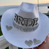 Bérets Cowgirl Chapeau Paillettes Brillantes Avec Voile Élégant Jazz PoProp