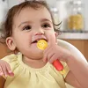 Koppar rätter redskap spädbarn anti-halkmatning träning småbarn middagar 2 st baby lär dig set kort enkla tecknad silikon teether sked aa230413