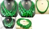 Colliers pendentifs 4 Style Vente en gros 17 POUCES COLLIER DE JADE VERT NATUREL Asiatique