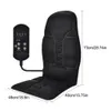 Back Massager Electric Vibrating Car Massage Chair Mat Portable Massager Cushion Home Infrared Heating Back Vibrator Massage Pads 231113